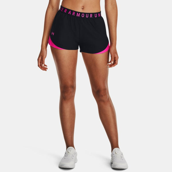 Under Armour Play Up 3.0 Shorts Black Rebel Pink