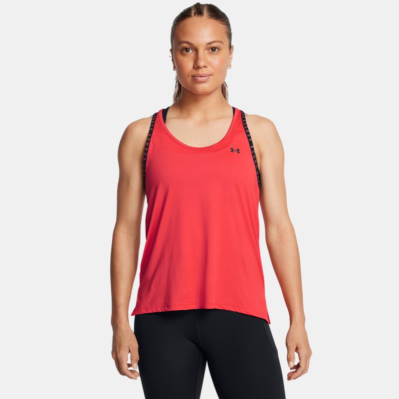 Under Armour Knockout Tank Racer Red Black