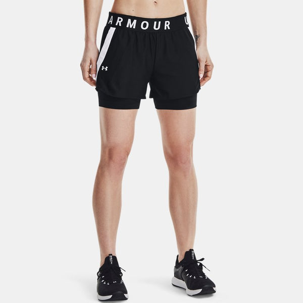 Under Armour Play Up -in- Shorts Black White