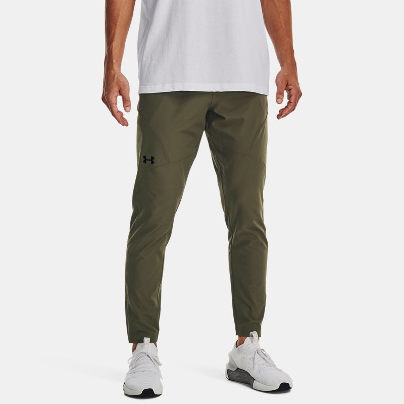 Under Armour Unstoppable Tapered Pants Marine OD Green Black