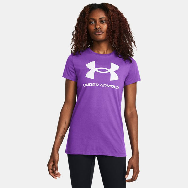 Under Armour Rival Logo Short Sleeve Lavish White