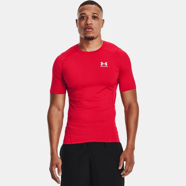 Under Armour HeatGear® Short Sleeve Red White