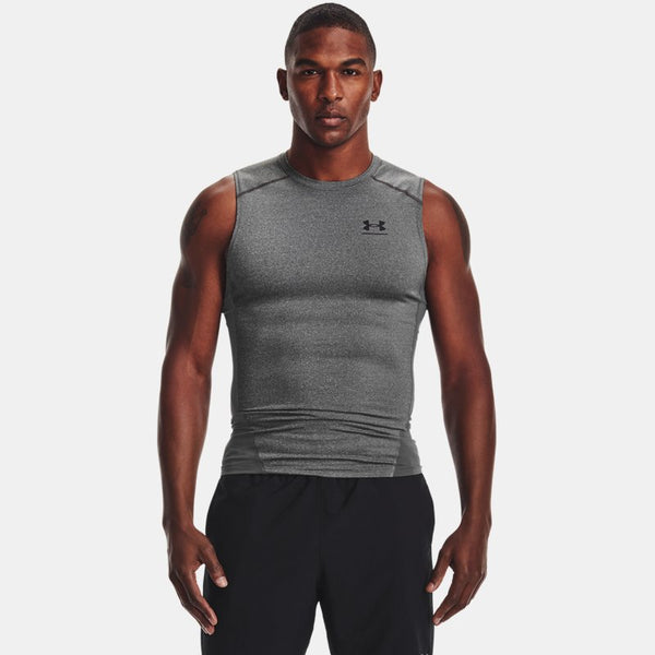 Under Armour HeatGear® Sleeveless Carbon Heather Black