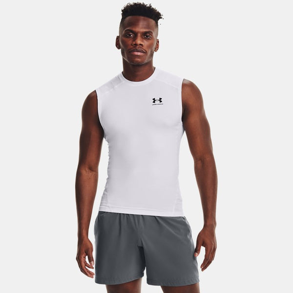 Under Armour HeatGear® Sleeveless White Black