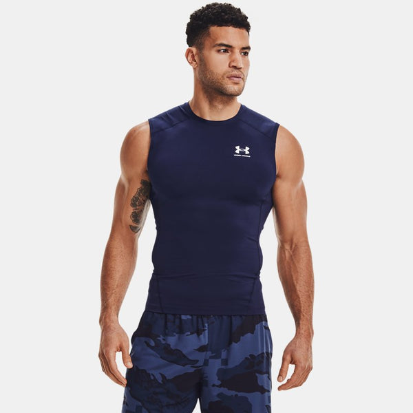 Under Armour HeatGear® Sleeveless Midnight Navy White