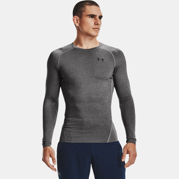 Under Armour HeatGear® Long Sleeve Carbon Heather Black