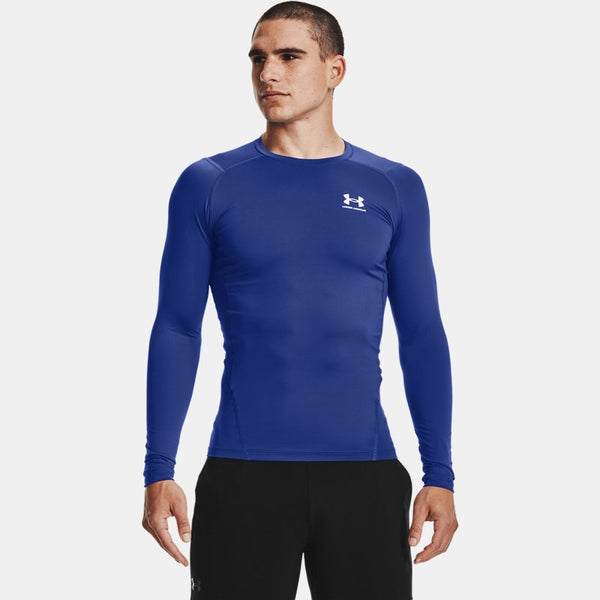 Under Armour HeatGear® Long Sleeve Royal White