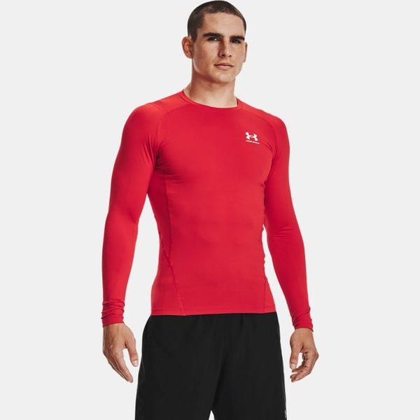 Under Armour HeatGear® Long Sleeve Red White