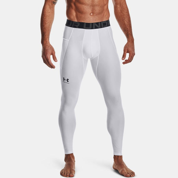 Under Armour HeatGear® Leggings White Black