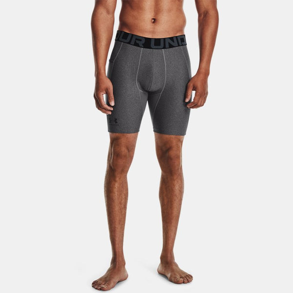 Under Armour HeatGear® Compression Shorts Carbon Heather Black