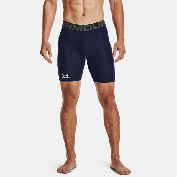 Under Armour HeatGear® Compression Shorts Midnight Navy White