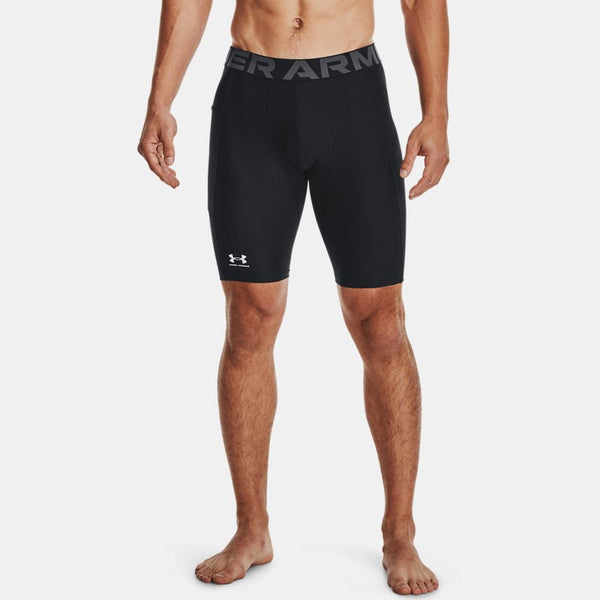 Under Armour HeatGear® Pocket Long Shorts Black White