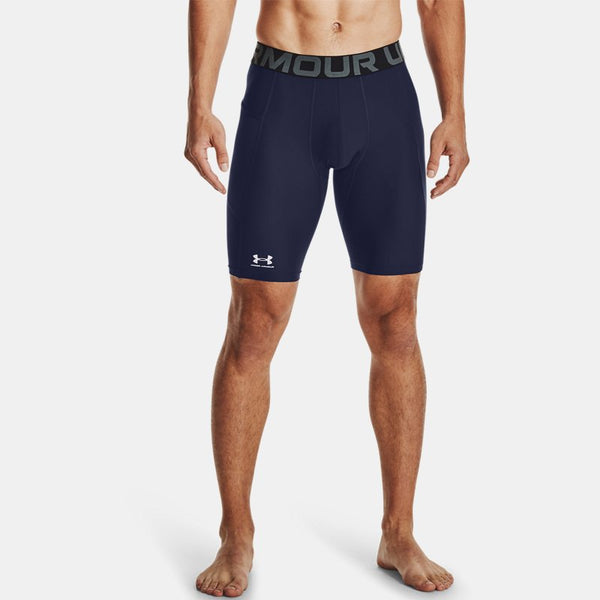 Under Armour HeatGear® Pocket Long Shorts Midnight Navy White