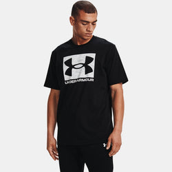 Under Armour ABC Camo Boxed Logo Short Sleeve Black White