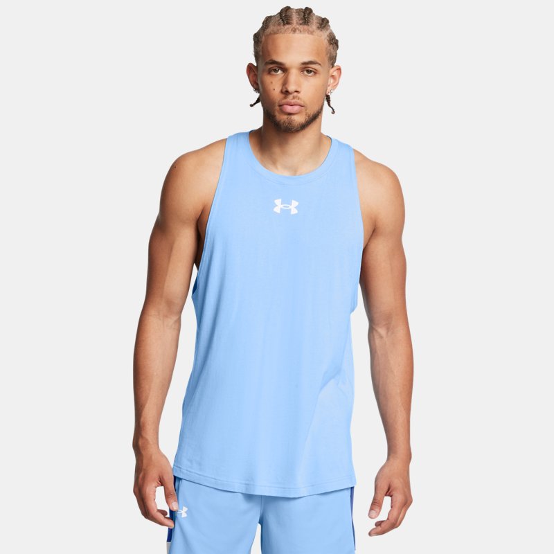 Under Armour Zone Tank Horizon Blue Tech Blue