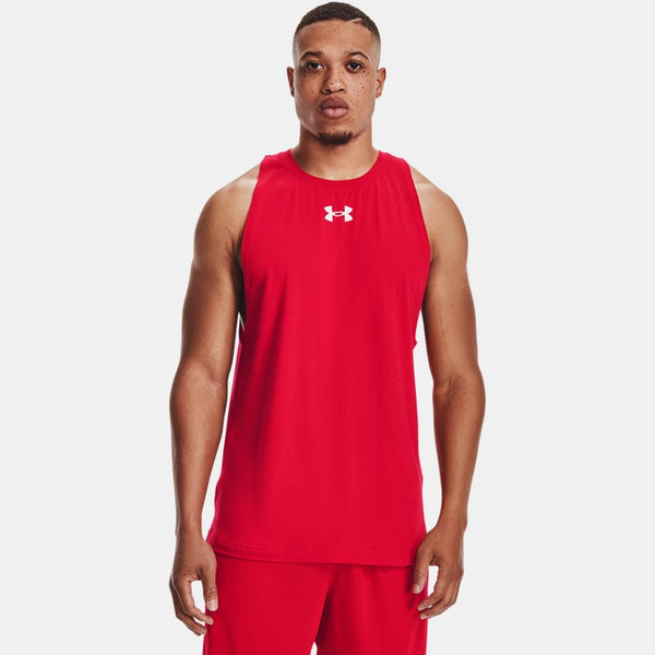 Under Armour Zone Tank Red White White