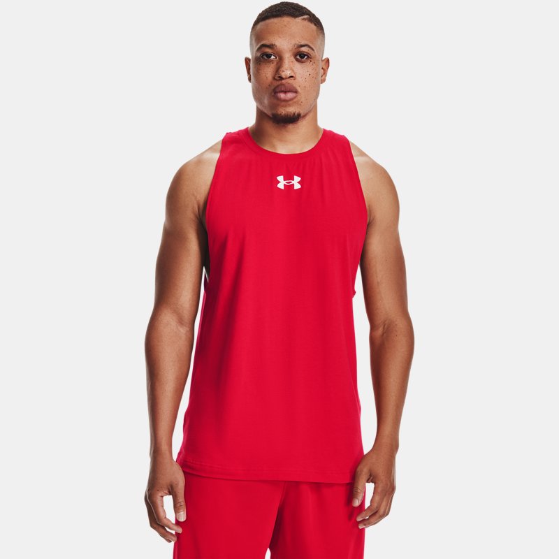 Under Armour Zone Tank Red White