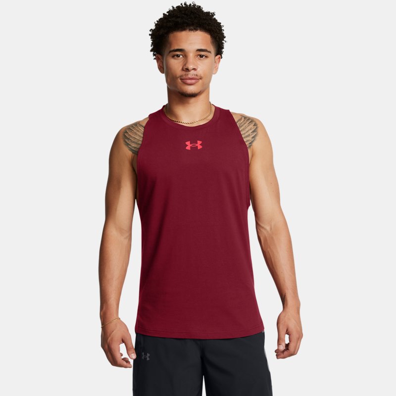 Under Armour Zone Tank Cardinal Racer Red