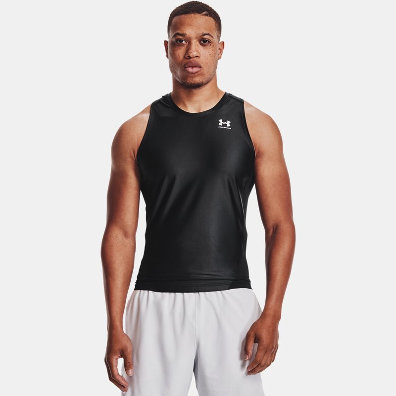 Under Armour Iso-Chill Compression Tank Black White