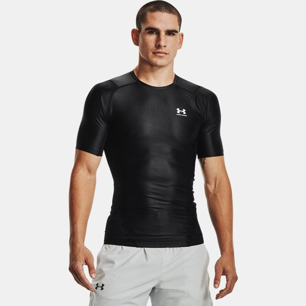 Under Armour Iso-Chill Compression Short Sleeve Black White