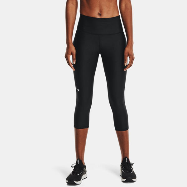 Under Armour Tech Capris Black White