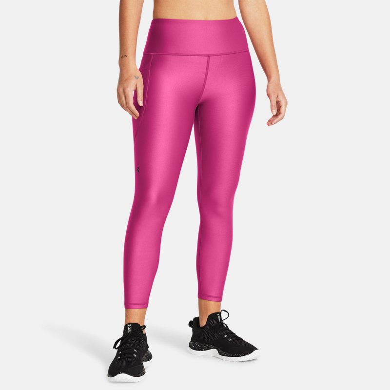 Under Armour Tech Ankle Leggings Astro Pink Black