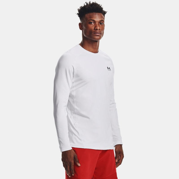 Under Armour ColdGear® Fitted Crew White Black