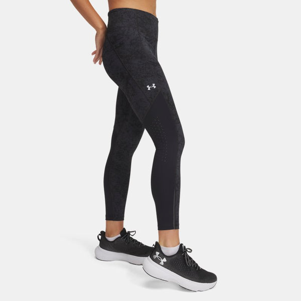 Under Armour Launch Printed Ankle Tights Black Reflective