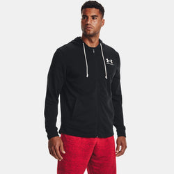 Under Armour Rival Terry Full-Zip Black Onyx White