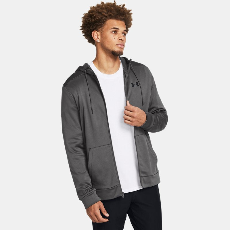 Armour Fleece® Full-Zip Hoodie Castlerock Black