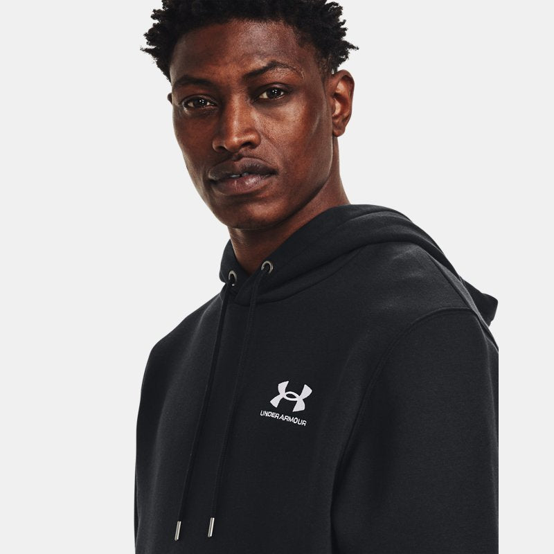 Under Armour Icon Fleece Hoodie Black White