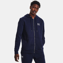 Under Armour Icon Fleece Full-Zip Hoodie Midnight Navy White