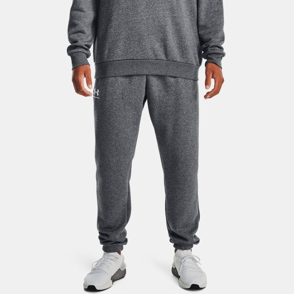 Under Armour Icon Fleece Joggers Pitch Gray Medium Heather White