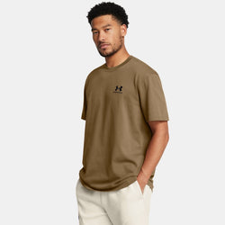 Under Armour Logo Embroidered Heavyweight Short Sleeve Coyote Black