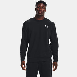 Under Armour Icon Fleece Crew Black White