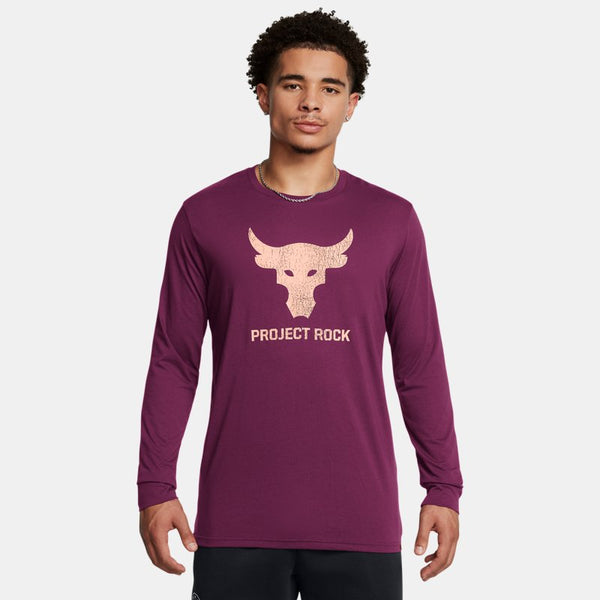 Project Rock Brahma Bull Long Sleeve Purple Gemini Flare Orange