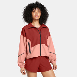 Under Armour Unstoppable Jacket Earthen Orange Canyon Pink