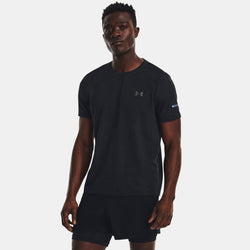 Under Armour Seamless Stride Short Sleeve Black Reflective