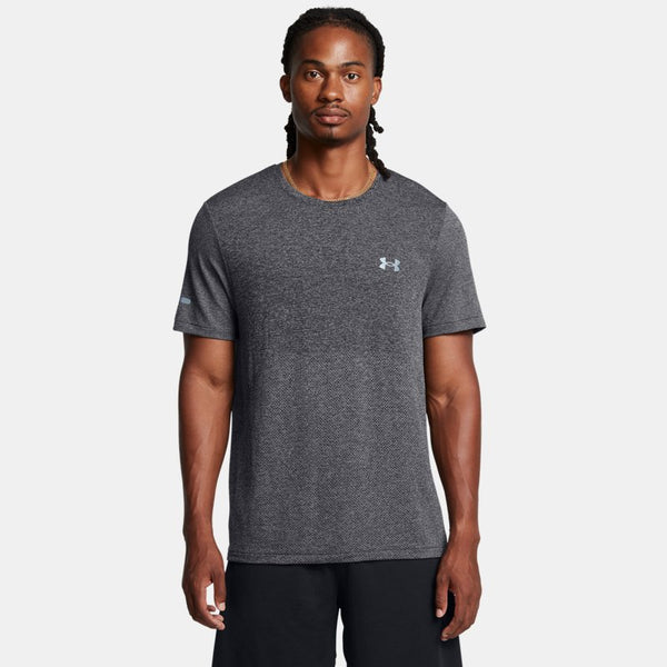 Under Armour Seamless Stride Short Sleeve Tetra Gray Reflective