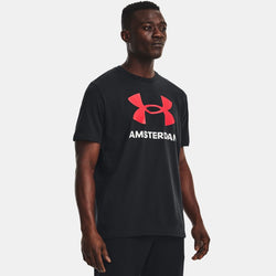 Under Armour Amsterdam City T-Shirt Black White Red