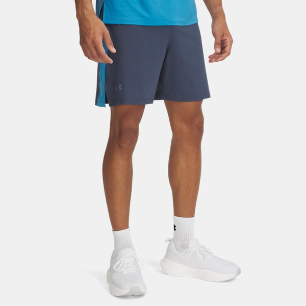 Under Armour Launch Elite '' Shorts Downpour Gray Ether Blue Reflective