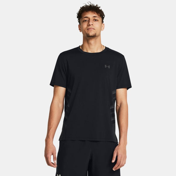 Under Armour Launch Elite Graphic Short Sleeve Black Castlerock Reflective