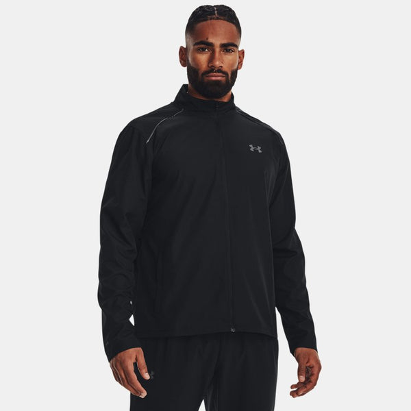 Under Armour Launch Jacket Black Jet Gray Reflective