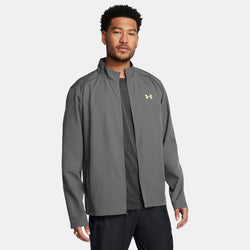 Under Armour Launch Jacket Castlerock Jet Gray Reflective