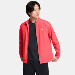 Under Armour Launch Jacket Racer Red Black Reflective