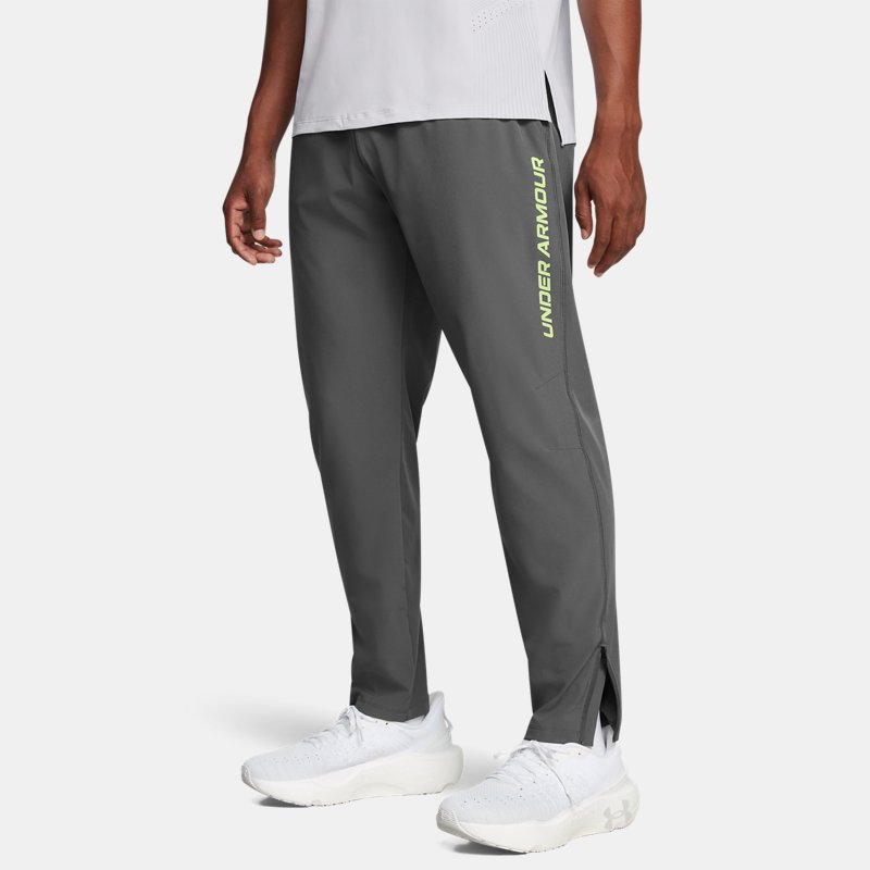 Under Armour Launch Pants Castlerock Morph Green Reflective