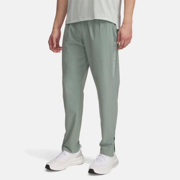 Under Armour Launch Pants Silica Green Hydro Green Reflective