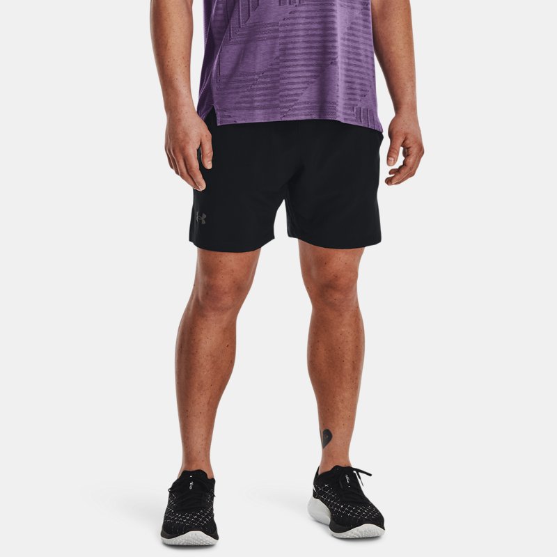 Under Armour Launch Elite -in- '' Shorts Black Reflective