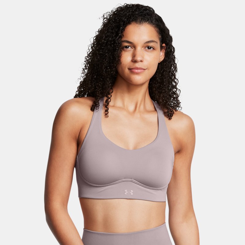 Under Armour Vanish Elite Mid Sports Bra Tetra Gray Tetra Gray 34C