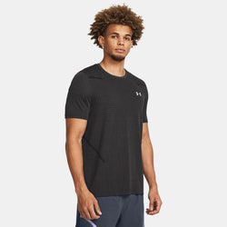 Under Armour Seamless Grid Short Sleeve Castlerock Mod Gray